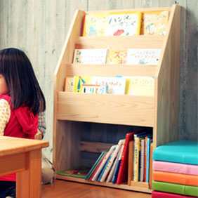 絵本ラック 杉
