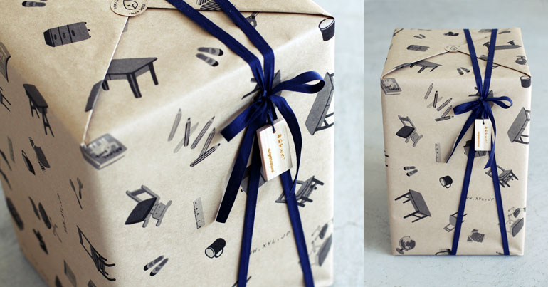 キシルの包装紙イメージ