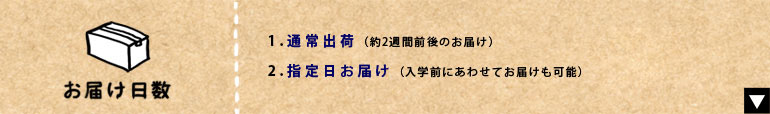 お届け日数