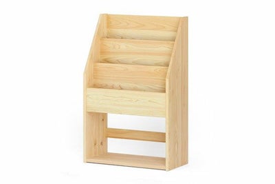 リビング　収納　絵本ラック　ひのき