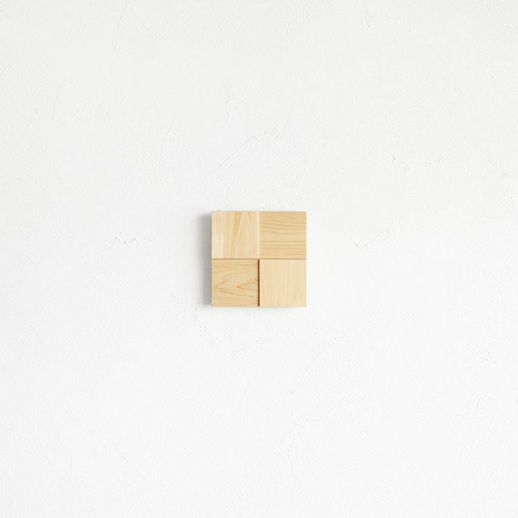 ウッドアートパネル 4×4 natural｜家具と木製時計・木製雑貨の専門店キシル