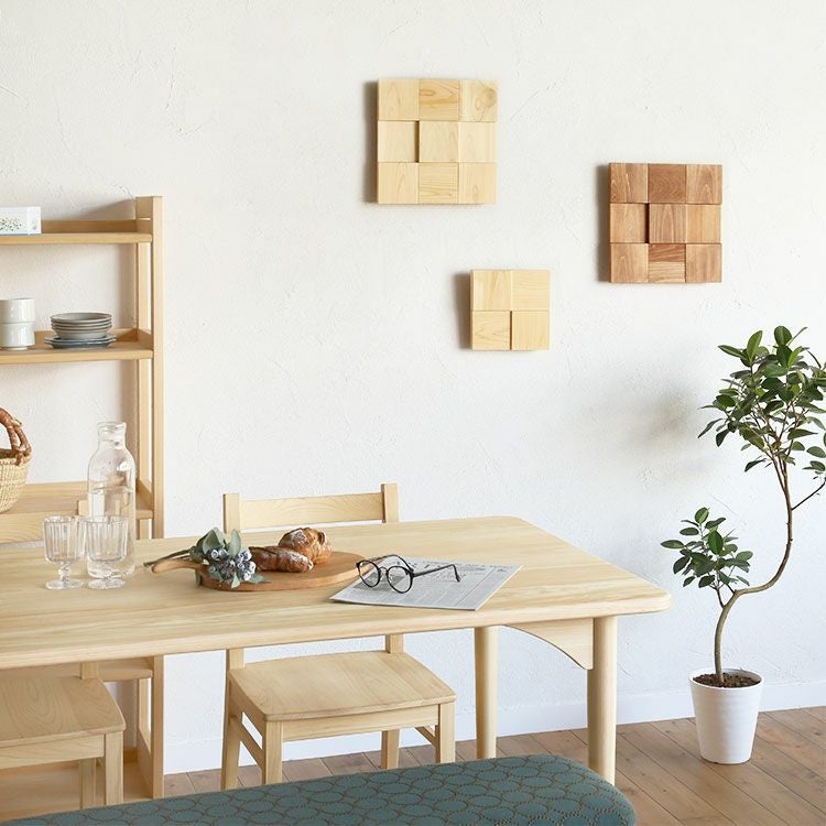 ウッドアートパネル 3×3 natural｜家具と木製時計・木製雑貨の専門店キシル