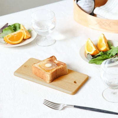 パンなど朝食や軽食のトレイに<br>カードトレイ（くるみ）