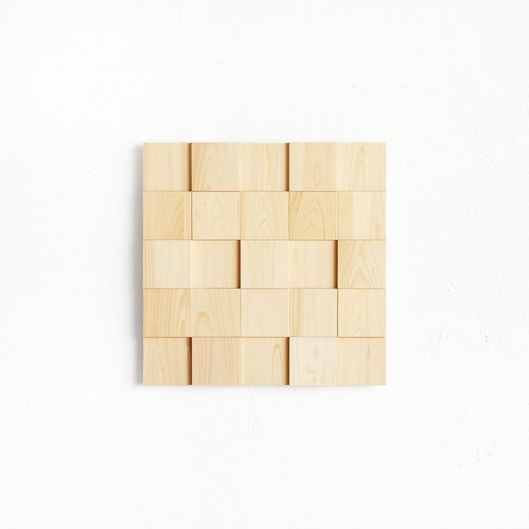 【OUTLET 10%OFF】ウッドアートパネル　5×5　natural