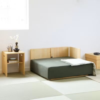 【OUTLET 10%OFF】洗える小上がりソファ J2.8 カーキ